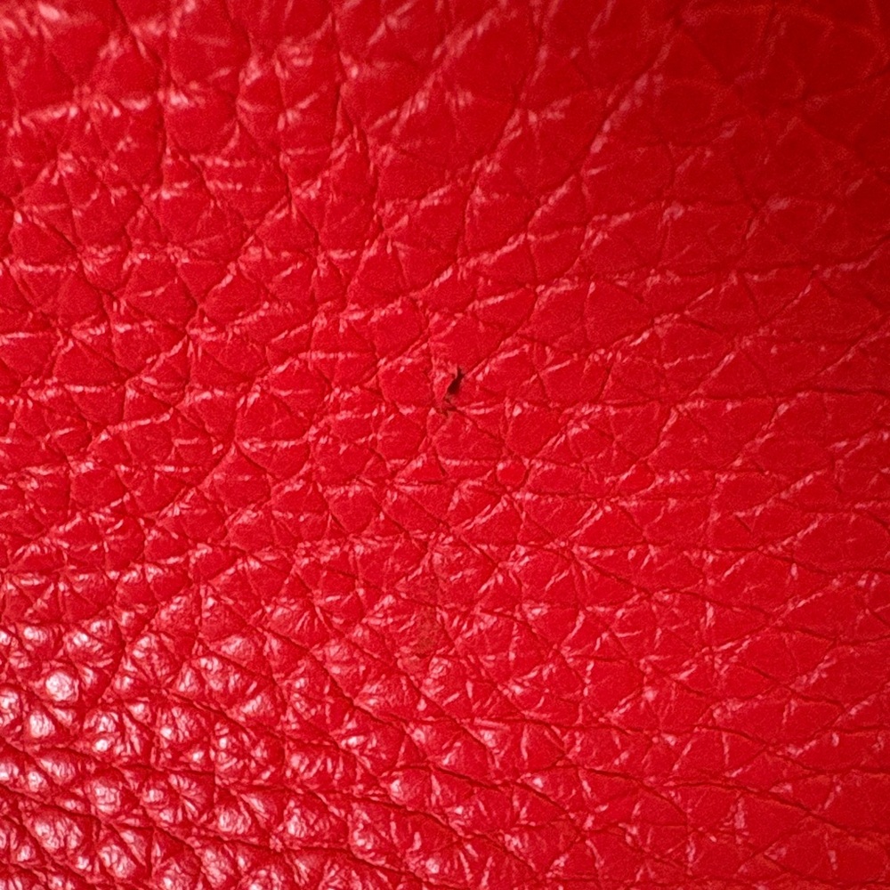 kate spade vibrant red pebbled leather satchel - Picture 8 of 16